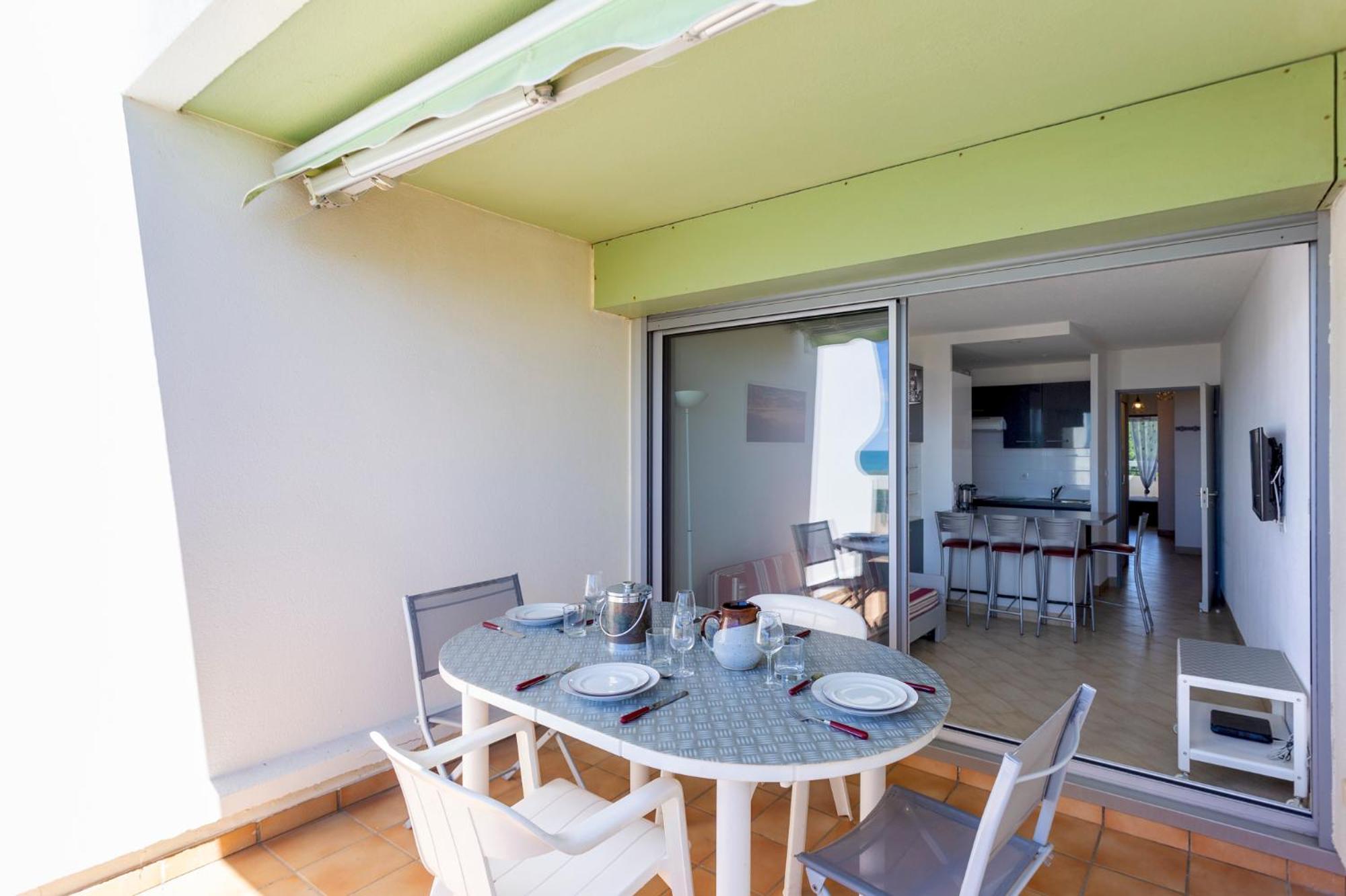 Chez Fabienne - Superbe Appartement Avec Vue Sur La Mer Et Parking Λα Γκραντ-Μοτ Εξωτερικό φωτογραφία