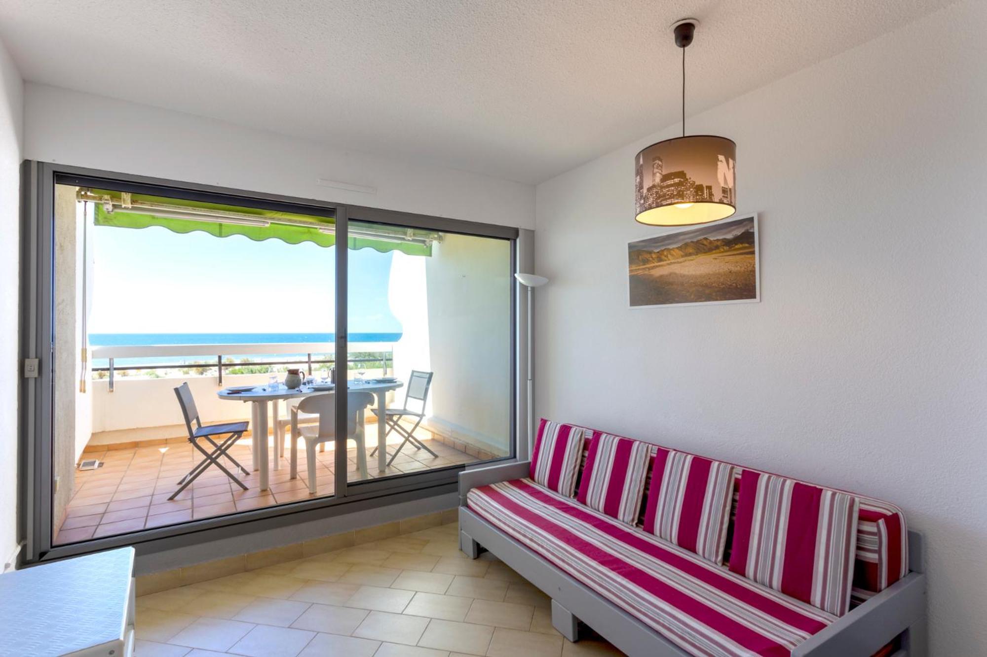 Chez Fabienne - Superbe Appartement Avec Vue Sur La Mer Et Parking Λα Γκραντ-Μοτ Εξωτερικό φωτογραφία